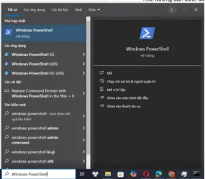 cách mở task manager bằng powershell