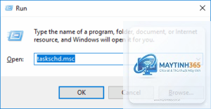 cách mở task scheduler