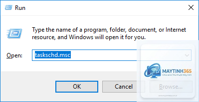 cách mở task scheduler