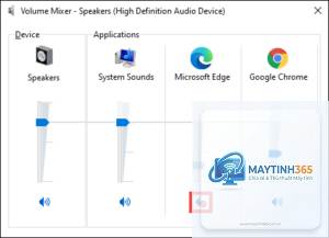 cách mở volume mixer windows 11