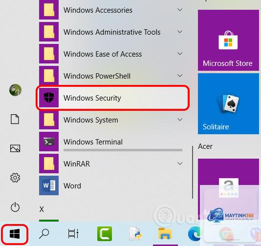 cách mở windows security - Hình 3