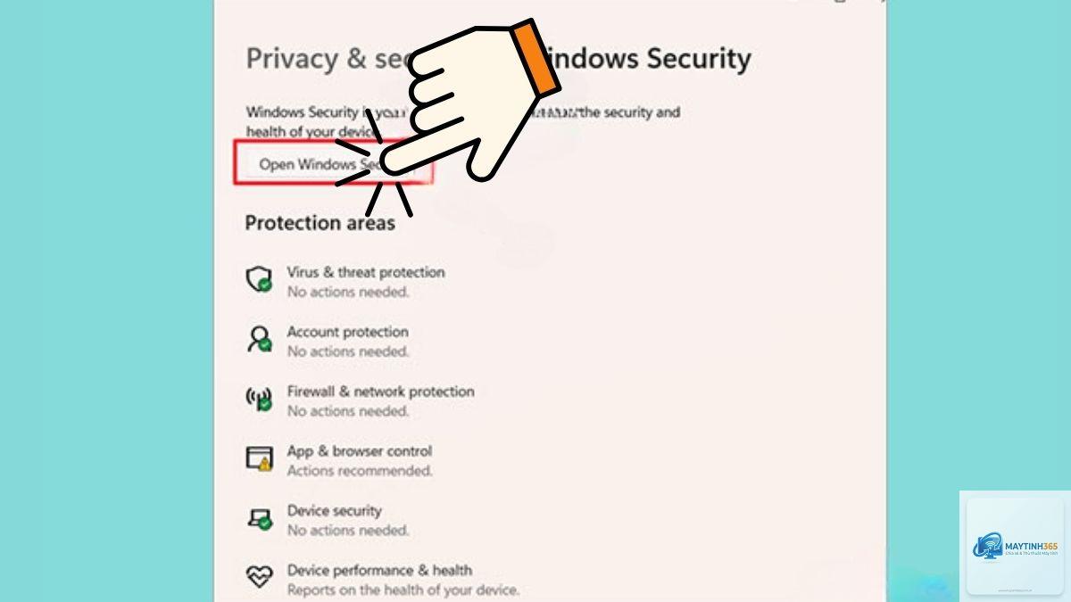 cách mở windows security - Hình 5
