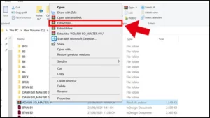 cách nén file bằng file explorer