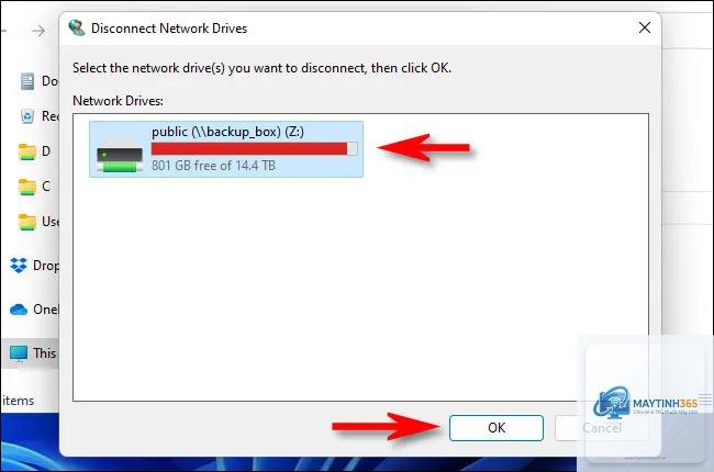 cách ngắt kết nối network drive - Hình 3