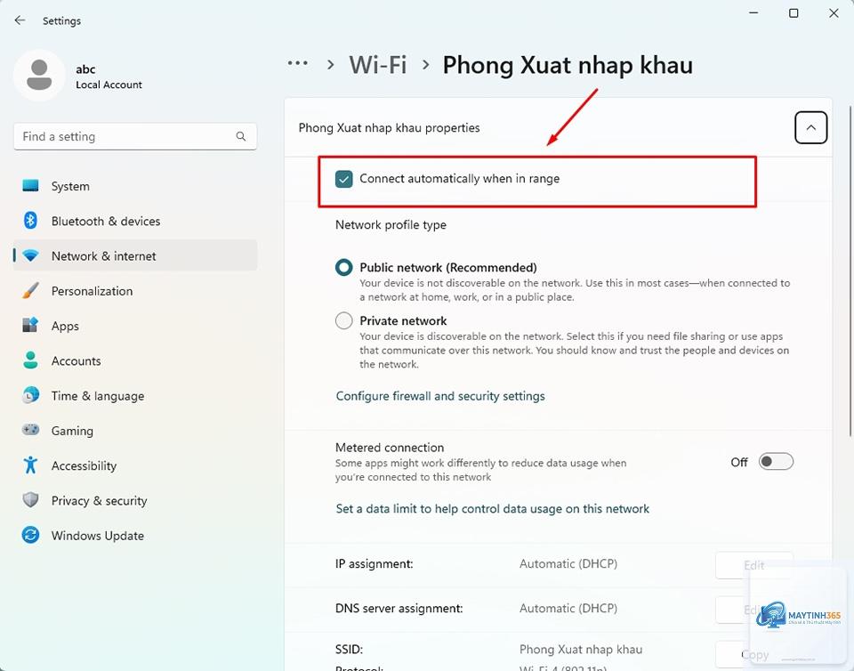 cách ngắt kết nối wifi windows 11 - Hình 2