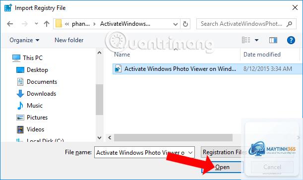 cách nhập file reg vào windows