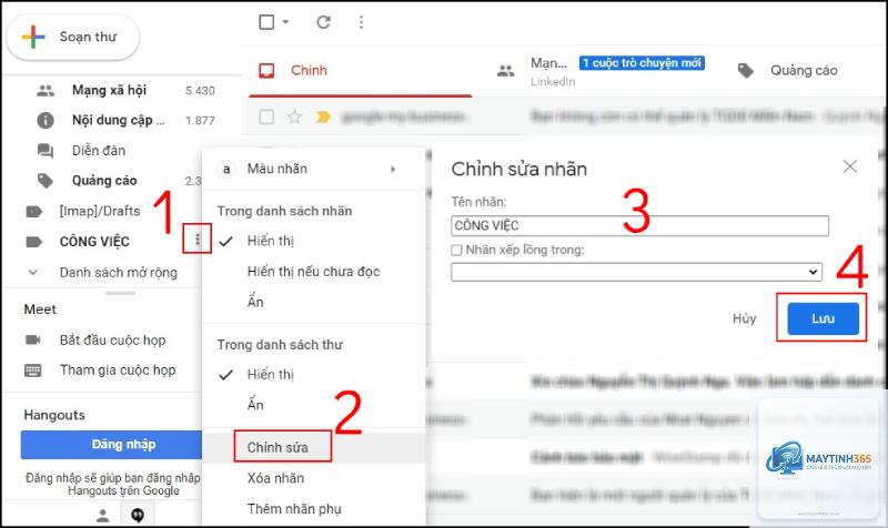 cách phân loại thư mục hiệu quả