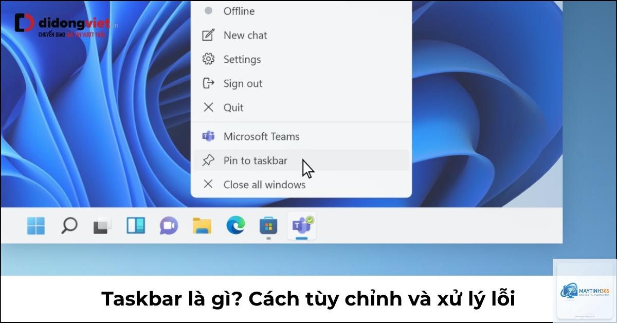 cách quản lý ai trên taskbar - Hình 4