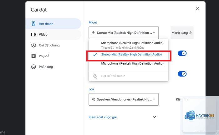 cách quản lý âm thanh cho google meet - Hình 4