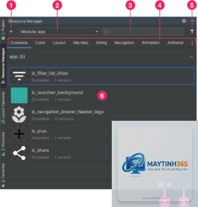 cách quản lý app resources