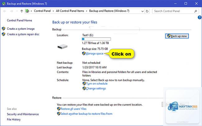cách quản lý backup settings - Hình 3