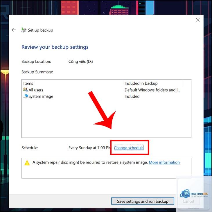 cách quản lý backup settings - Hình 4