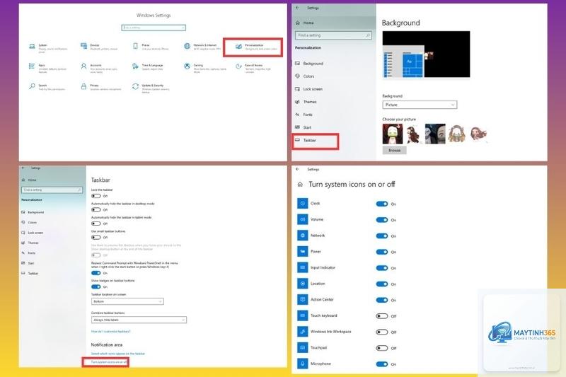 cách quản lý biểu tượng hệ thống taskbar - Hình 5