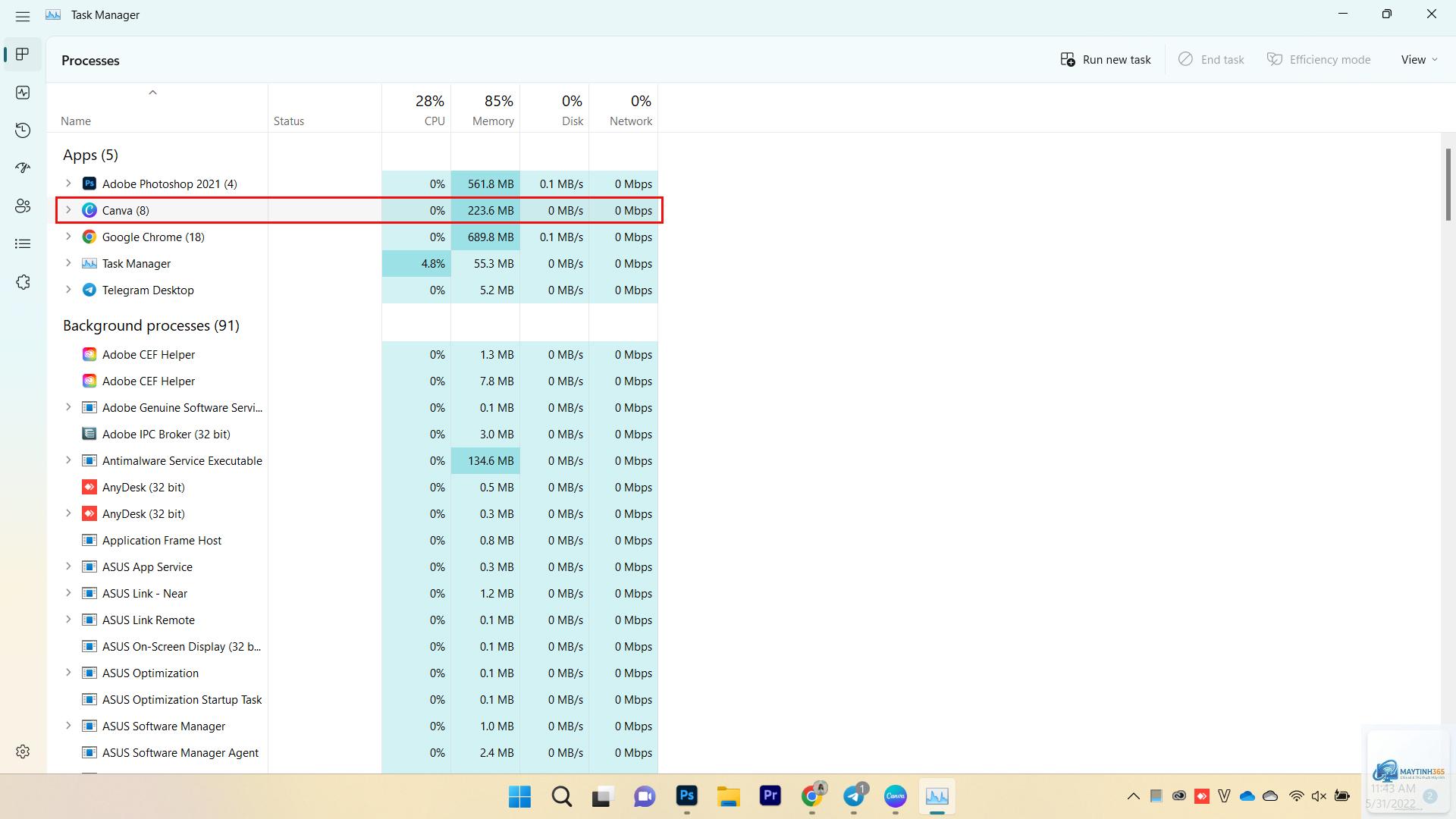 cách quản lý canva desktop trong windows 11 - Hình 5
