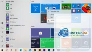 cách quản lý công cụ ai trên start menu