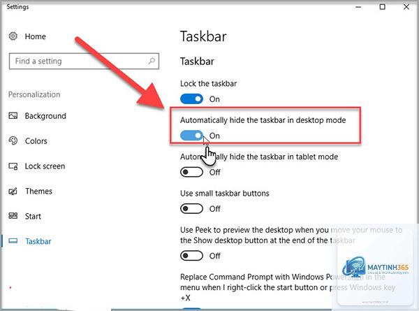 cách quản lý công cụ taskbar - Hình 4