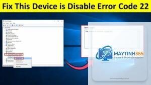 cách quản lý disable device