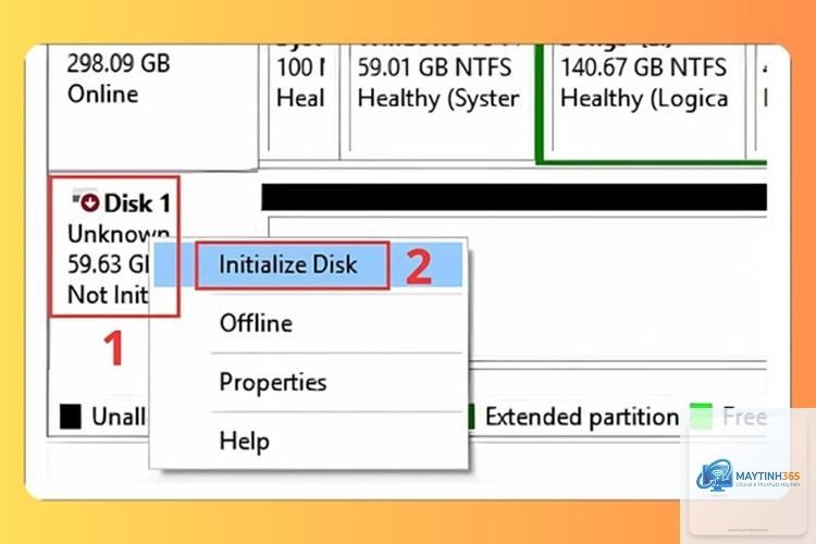 cách quản lý disk initialization - Hình 5