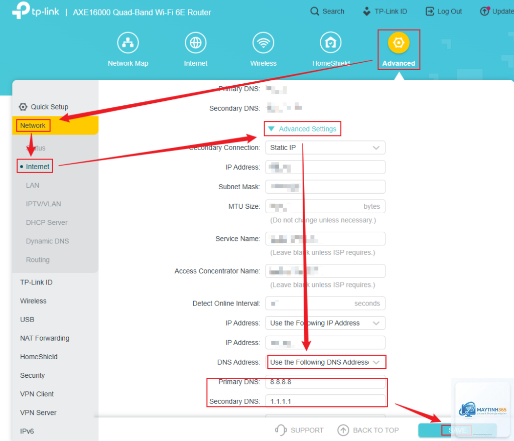 cách quản lý dns settings
