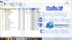 cách quản lý dung lượng phân vùng