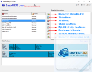 cách quản lý efi partition