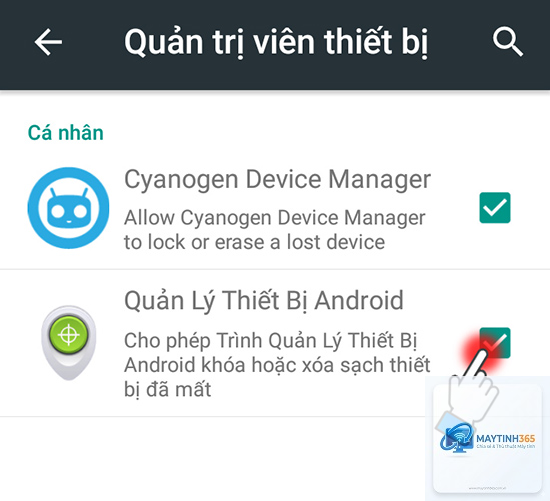 cách quản lý enable device - Hình 4