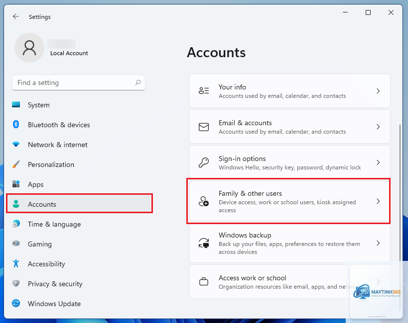 cách quản lý family settings windows 11 - Hình 4
