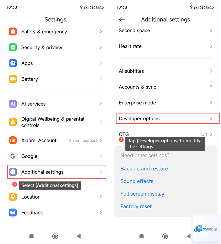 cách quản lý feedback settings - Hình 2