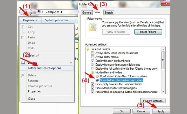 cách quản lý file ẩn - Hình 5