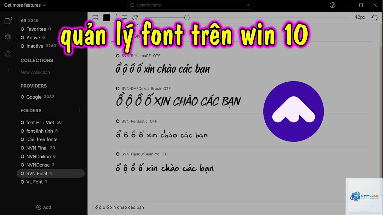 cách quản lý font chữ - Hình 3