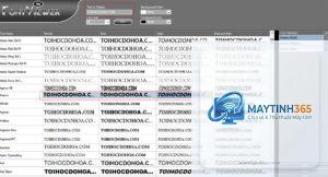 cách quản lý font chữ