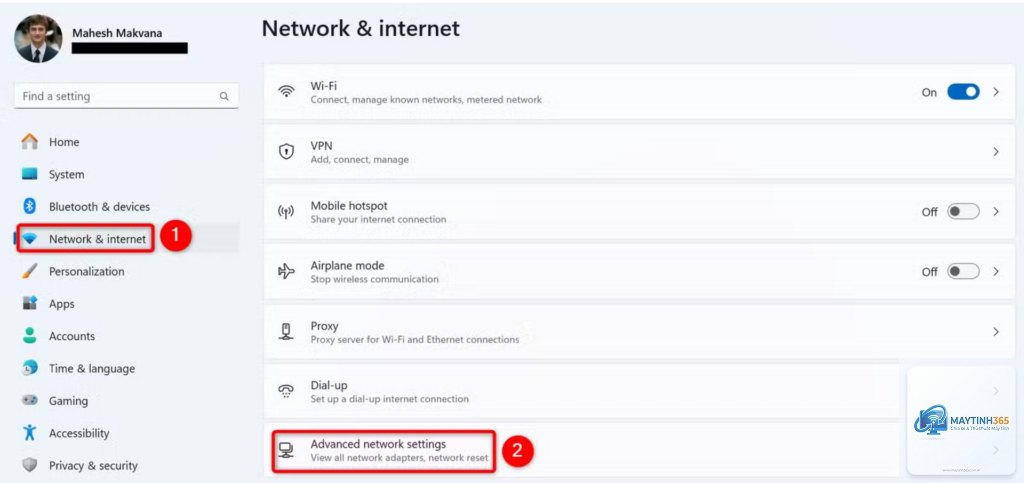 cách quản lý hệ thống mạng windows 11