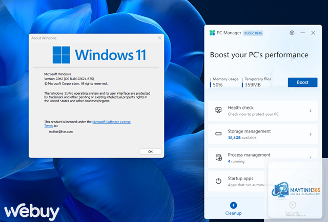 cách quản lý hệ thống windows 11