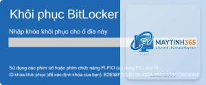cách quản lý khóa khôi phục