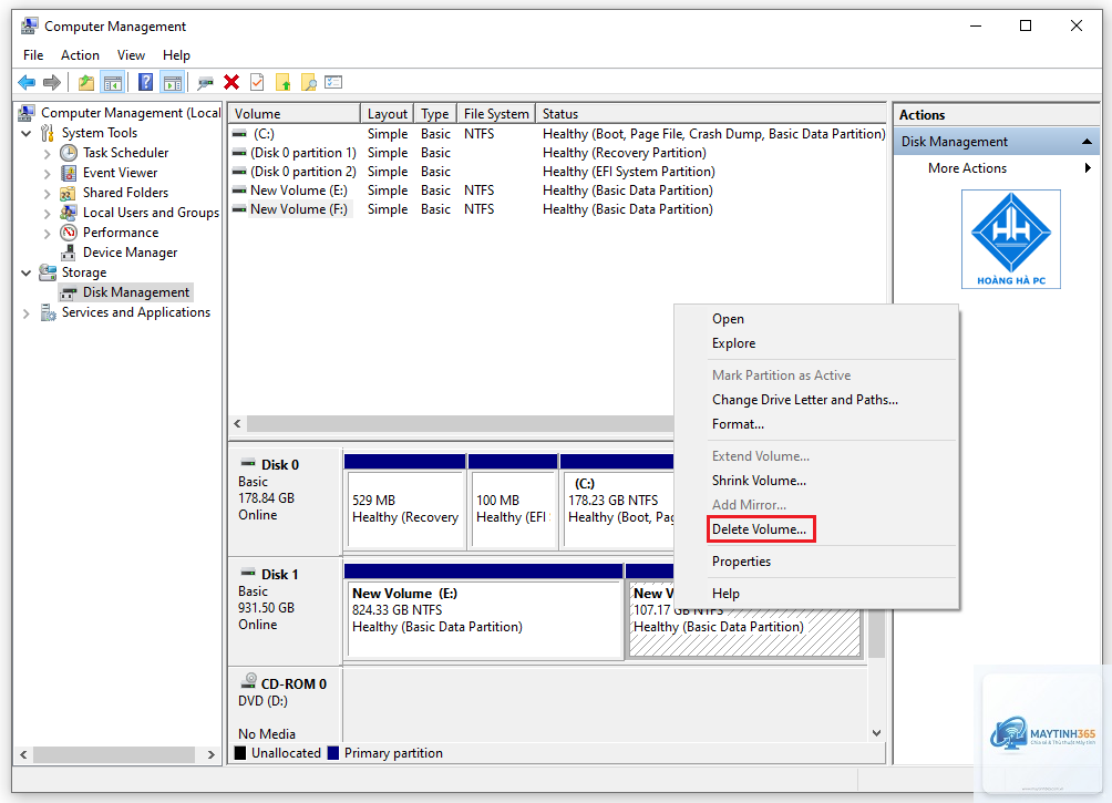 cách quản lý lưu trữ bằng disk management - Hình 4