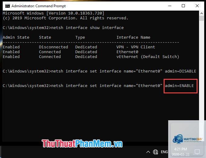 cách quản lý mạng bằng cmd - Hình 1