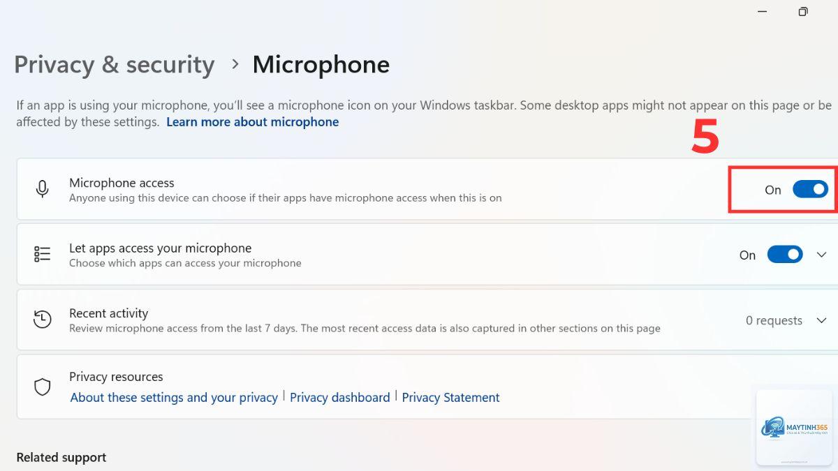 cách quản lý microphone privacy - Hình 1