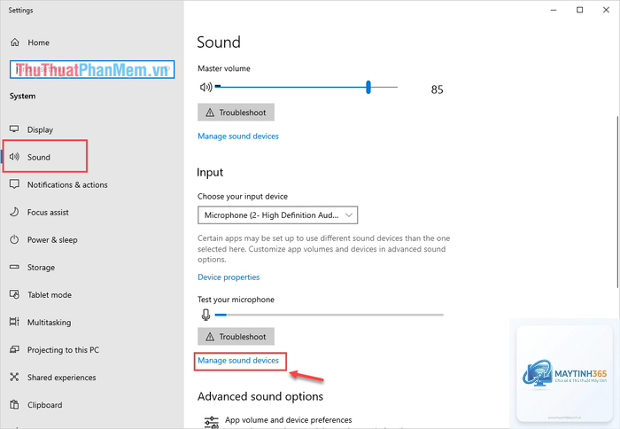 cách quản lý microphone settings