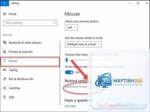 cách quản lý mouse devices