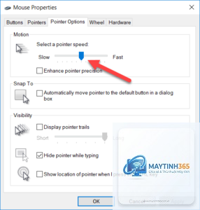 cách quản lý mouse properties
