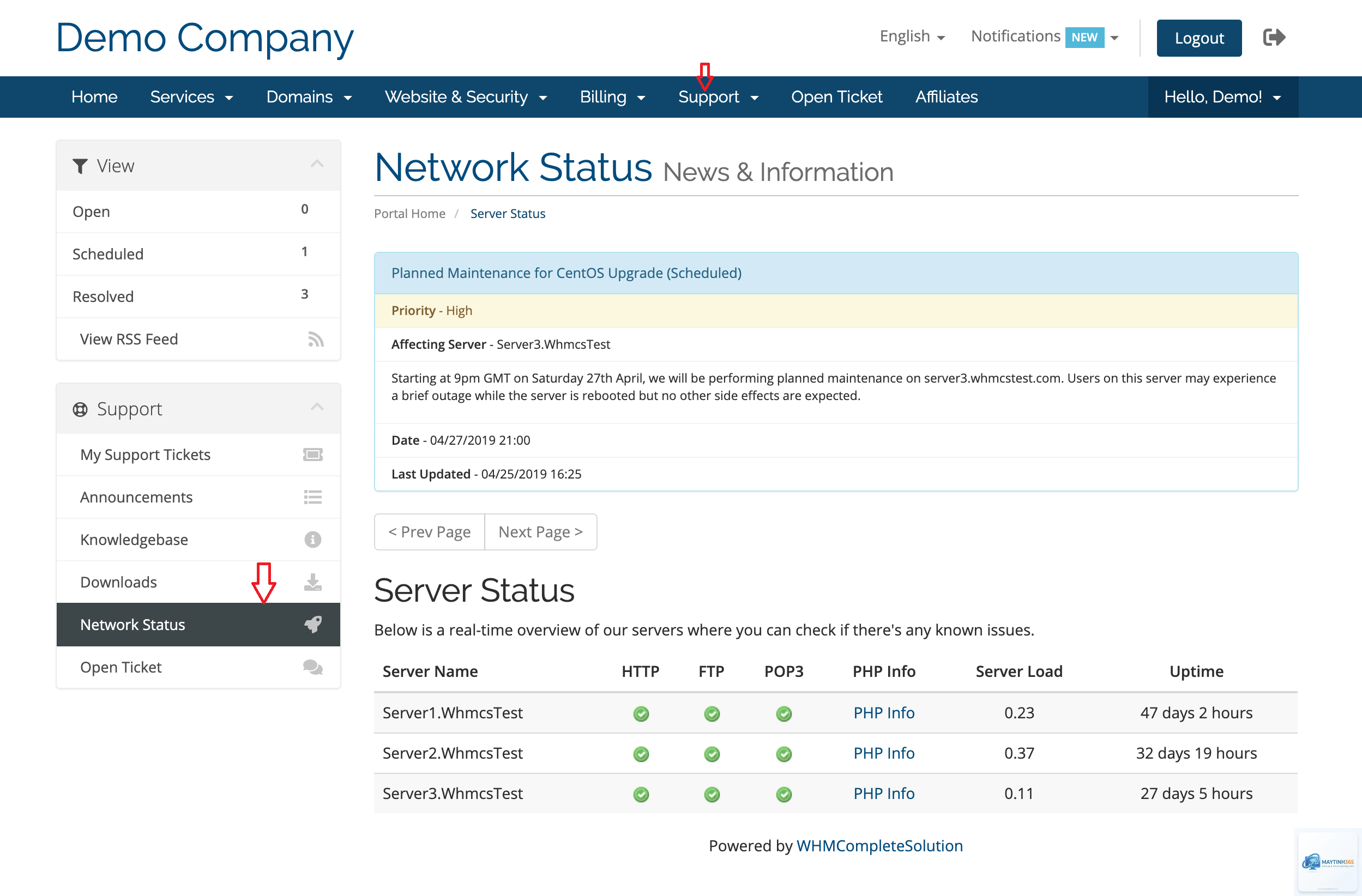 cách quản lý network status - Hình 1