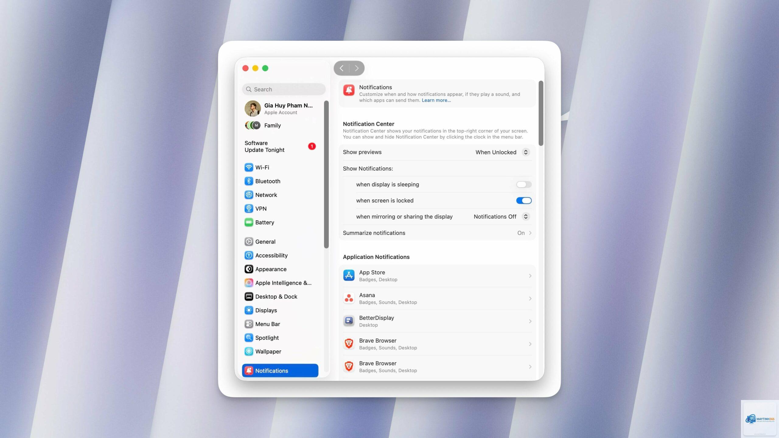 cách quản lý notification center - Hình 3