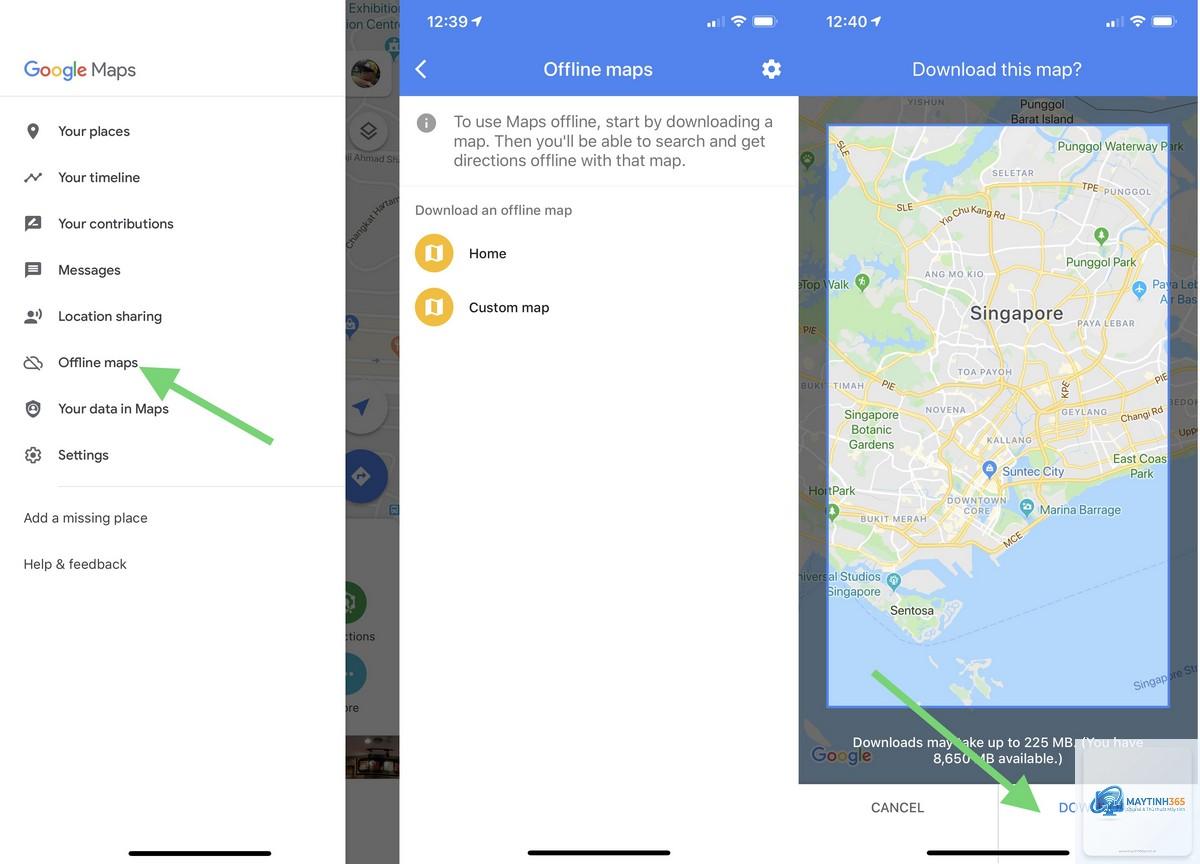 cách quản lý offline maps - Hình 1