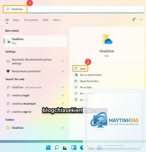 cách quản lý onedrive trong windows 11