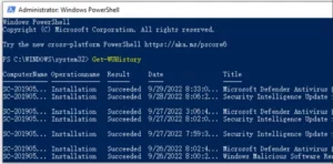 cách quản lý patch windows bằng powershell