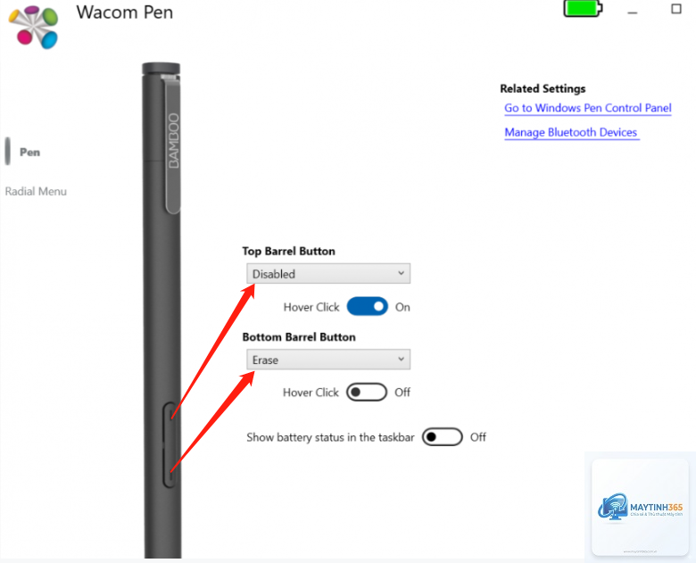 cách quản lý pen buttons - Hình 5