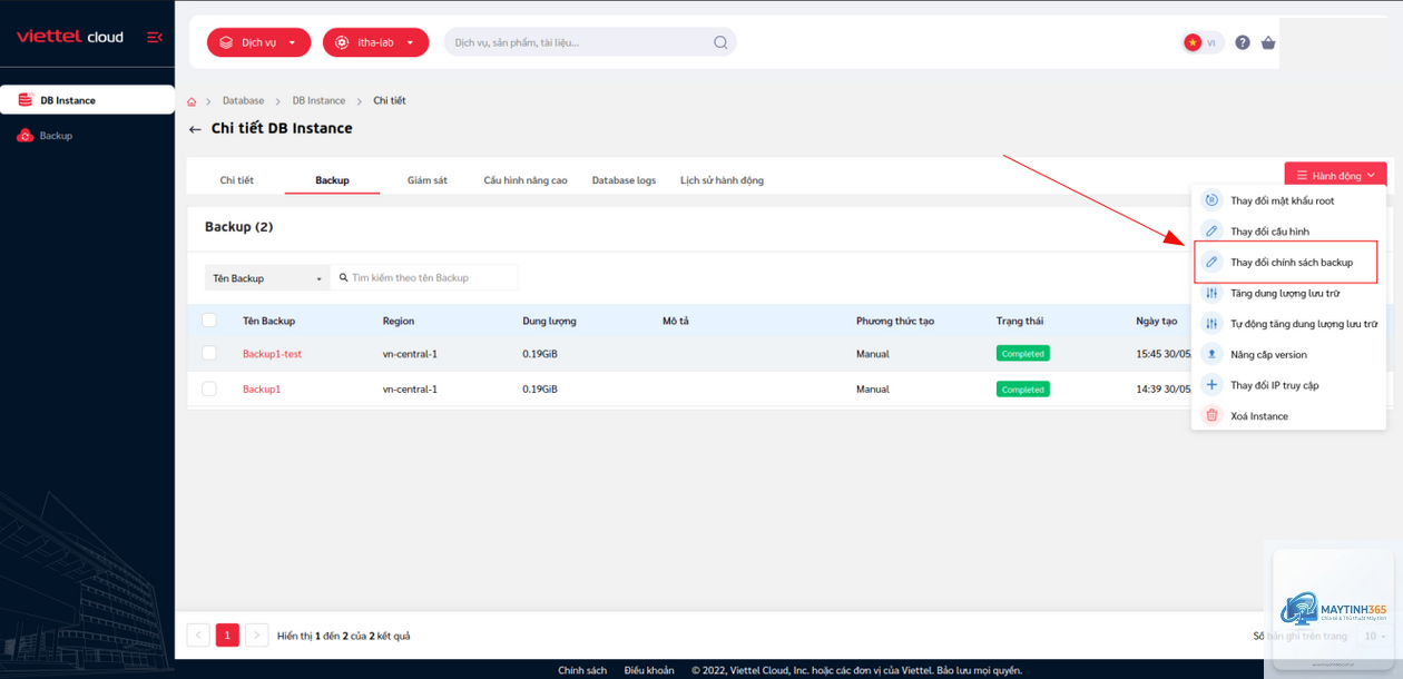 cách quản lý policy backup - Hình 3