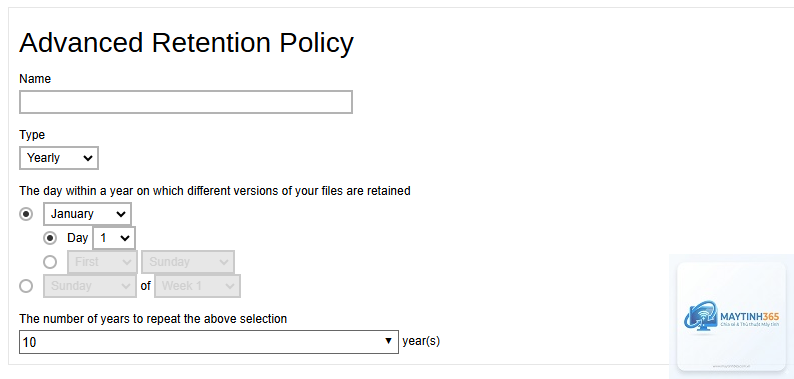 cách quản lý policy backup - Hình 4