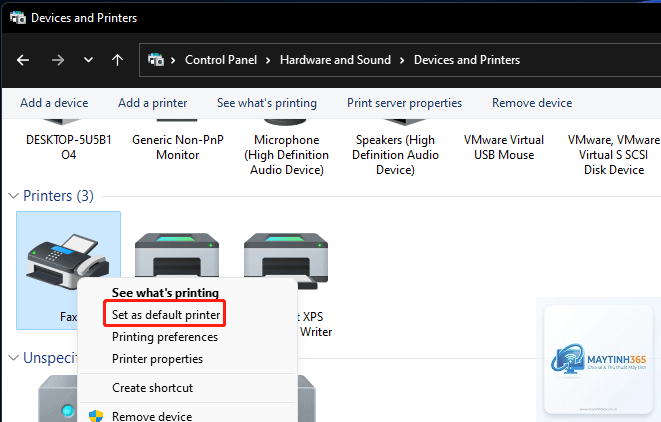 cách quản lý printers windows 11 - Hình 2