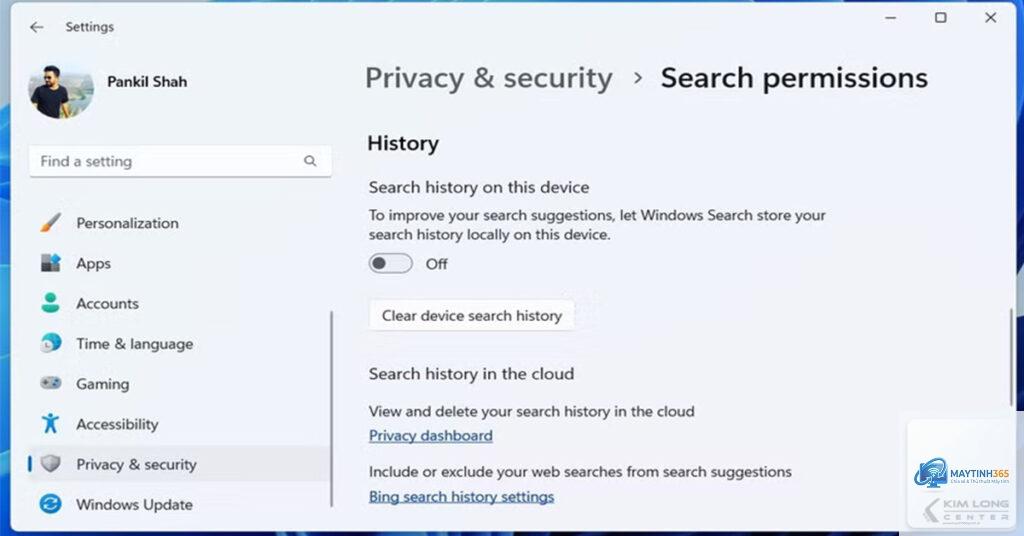 cách quản lý privacy settings